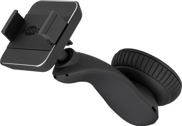 Sort Goobay Suction Cup Smartphone Car Mount Black Til Nem Sikker Montering Bilen 45509 - Wentronic Gmbh Mobiltelefoner  - 4040849455094