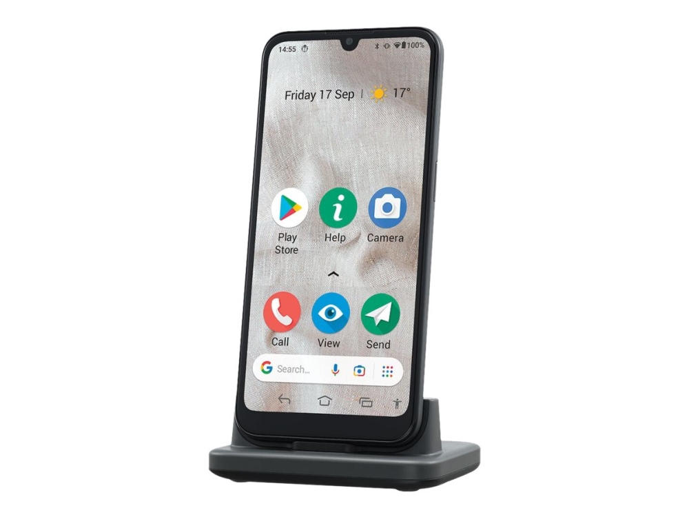 Doro 8110 Smartphone Ram Intern Hukommelse Microsd Slot 1560 720 Pixels Bagkamera Front Cam - Doro Mobiltelefoner  - 7322460081805