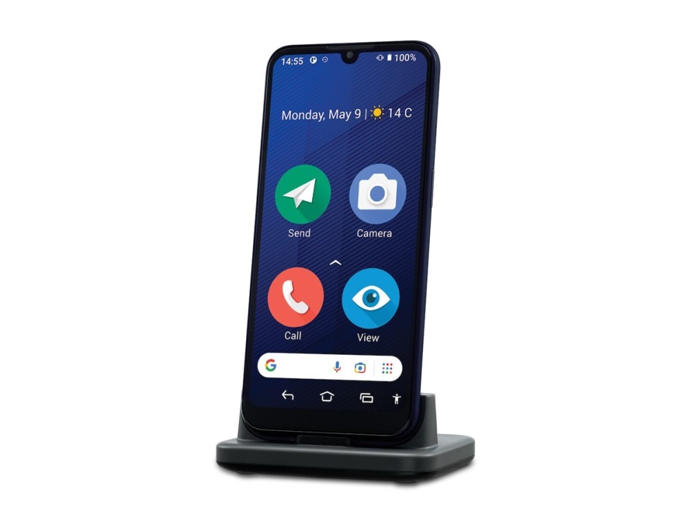 Doro 8210 Smartphone Ram Intern Hukommelse Microsd Slot 1560 720 Pixels Bagkamera Front Cam - Doro Mobiltelefoner  - 7322460087319