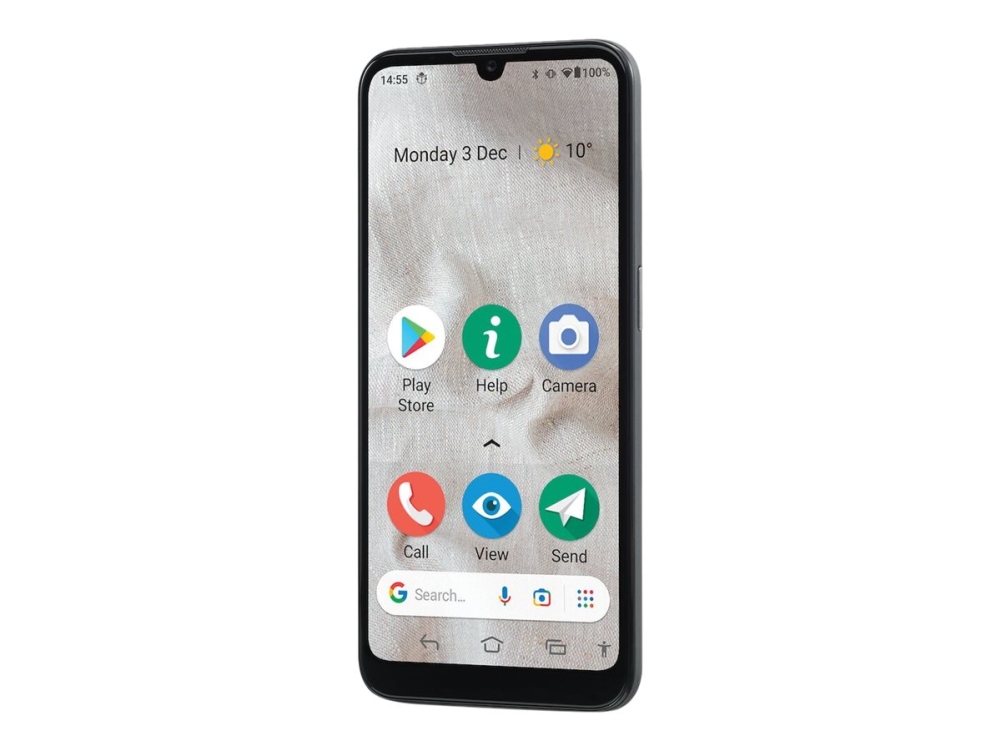 Doro 8100 Smartphone Ram Intern Hukommelse Microsd Slot 1560 720 Pixels Bagkamera Front Cam - Doro Mobiltelefoner  - 7322460082567