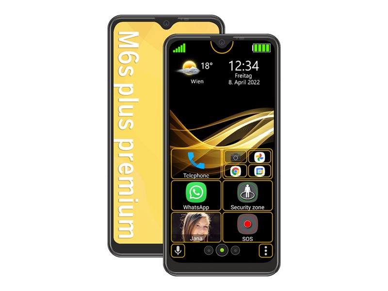 Bea Fon M6s Plus Smartphone Dual Sim Ram Intern Hukommelse Microsd Slot 1520 720 Pixels Bagkamera - Bea-fon Mobile Mobiltelefoner  - 9120042778123