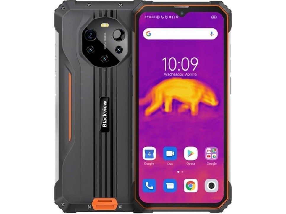 Bl8800 Pro 128gb 8380 Mah Dualsim Orange Smartphone - Blackview Mobiltelefoner  - 6931548308010