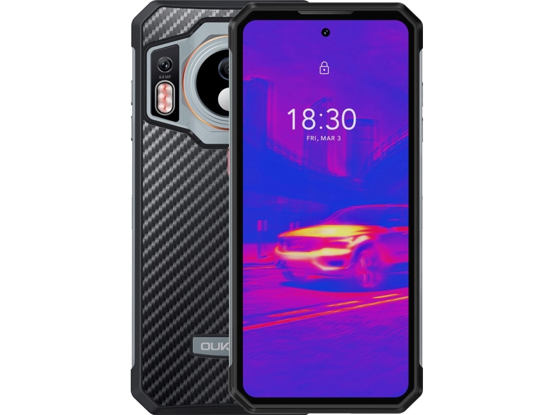 Sort Wp21 Ultra 256 Dualsim Smartphone - Oukitel Mobiltelefoner  - 6931940722018