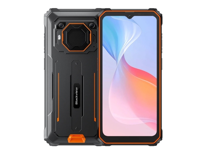 Sort Blackview Bv6200 Pro 128gb Orange Smartphone Bv6200pro - Blackview Mobiltelefoner  - 6931548313557