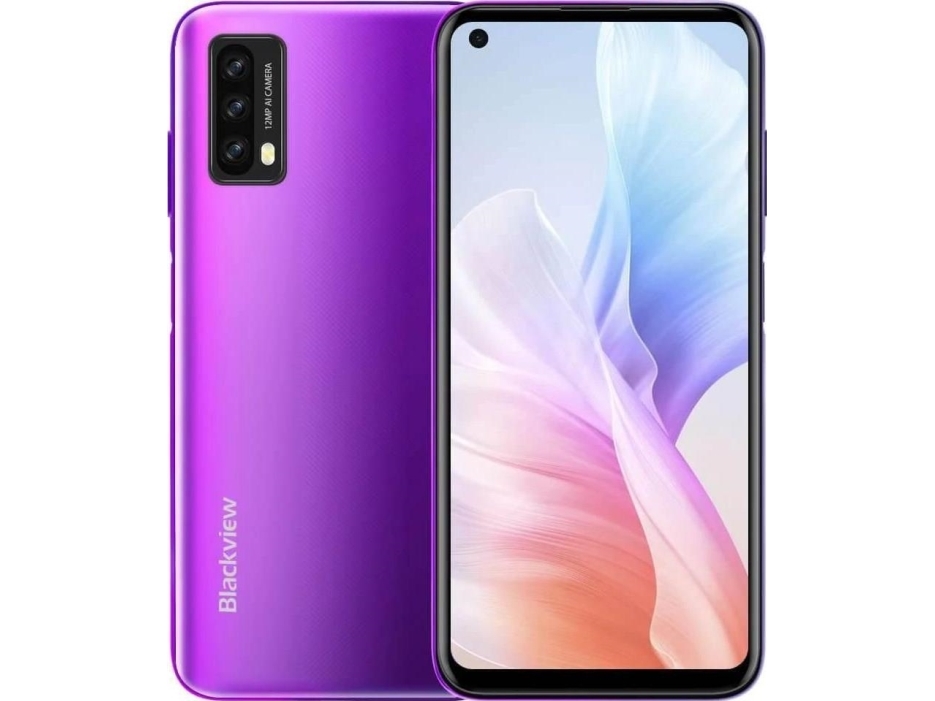 Sort Blackview A90 Lilla Smartphone 69315483072800 - Blackview Mobiltelefoner  - 6931548307280