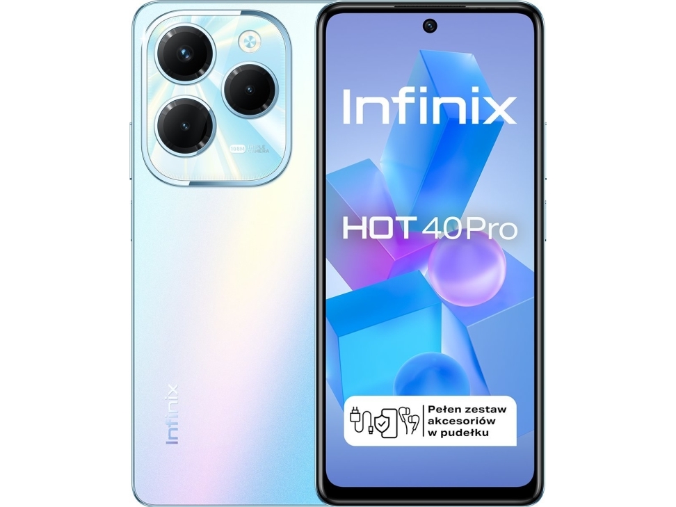 Infinix Hot Pro 256gb Blå Infinixhot40problue Smartphone - Infinix Mobiltelefoner  - 4894947011917
