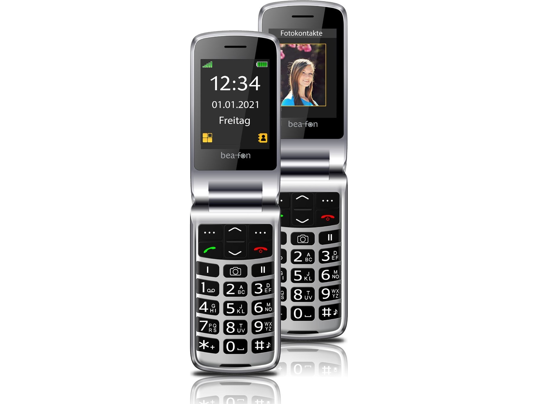 Sort Bea Fon Mobiltelefon Sl645 - Beafon Mobiltelefoner  - 9120042772954