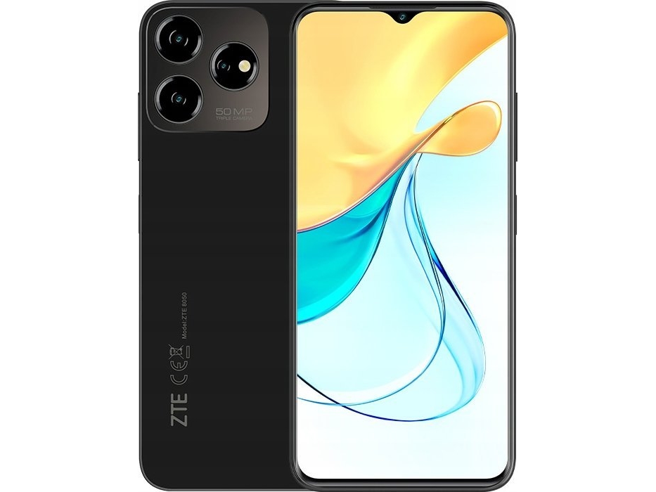 Sort Smartphone Zte Blade V50 Design 256gb Black - Zte Mobiltelefoner  - 6902176105357