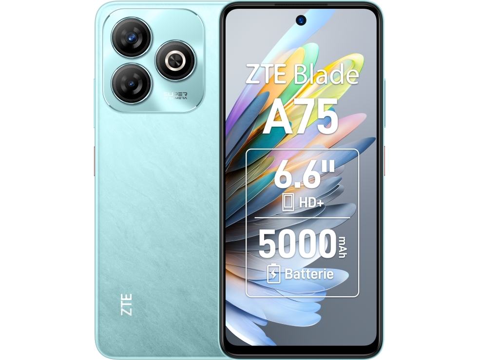 Grøn Zte Blade A75 128gb Smartphone 123439601012 - Zte Mobiltelefoner  - 6902176113925