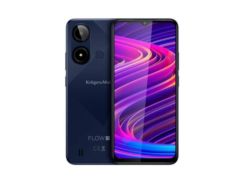 Kruger Ampamp Matz Flow Blå Smartphone - Kruger&matz Mobiltelefoner  - 5901890108133