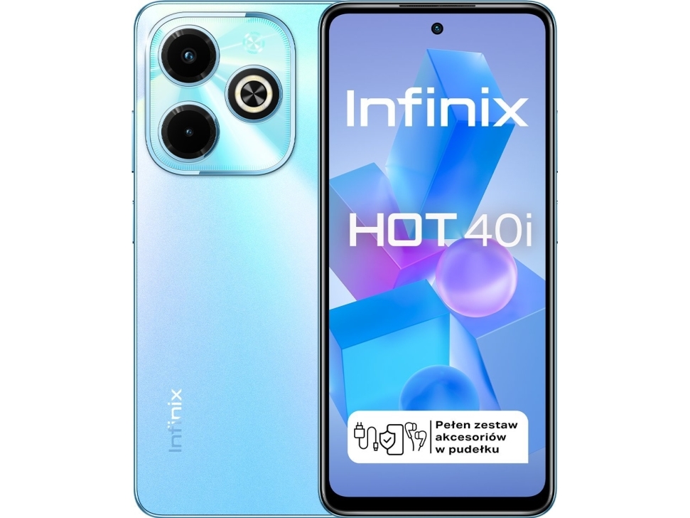 Infinix Hot 40i Blue 256 Smartphone - Infinix Mobiltelefoner  - 4894947012822