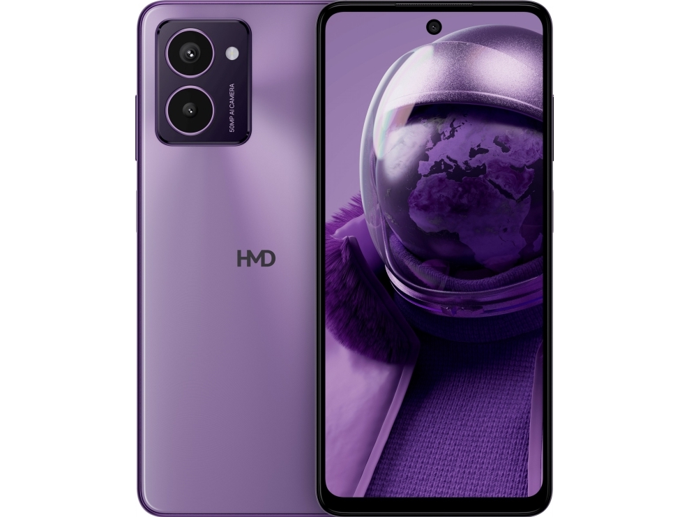 Lilla Hmd Pulse Pro 128gb Purple S8107581 Smartphone - Hmd Mobiltelefoner  - 6438409090751