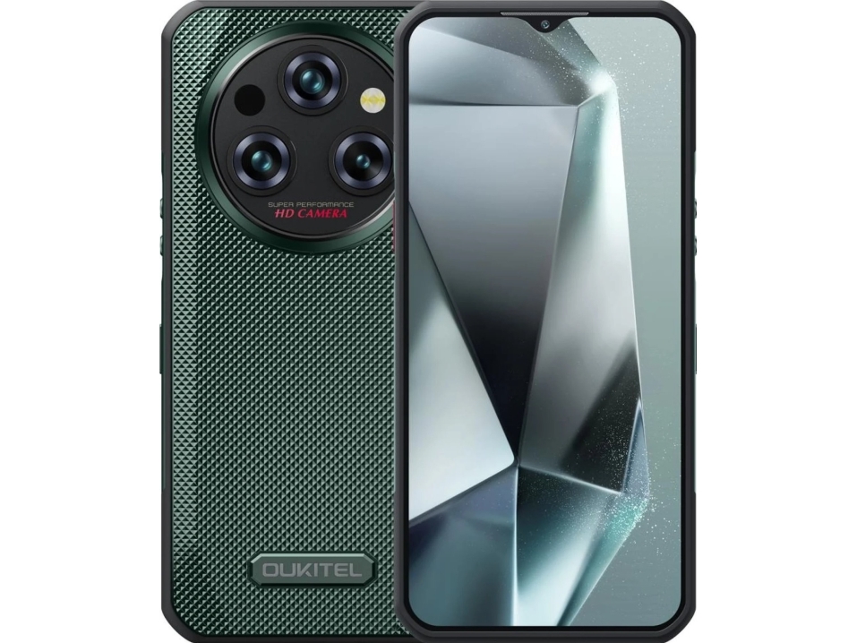 Grøn Oukitel Wp35 Smartphone 256gb Green Wp35s - Oukitel Mobiltelefoner  - 6931940767156