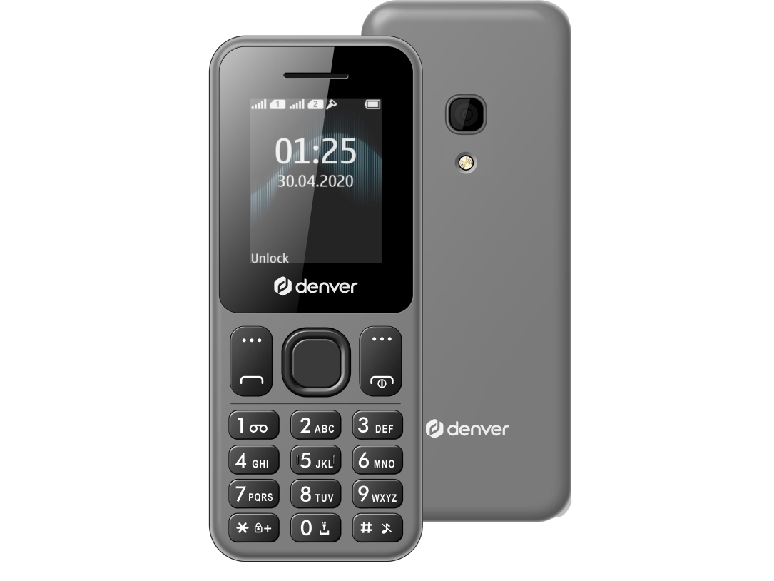Denver Senior Mobiltelefon Fas 1806 Dual Sim Kamera - Denver Mobiltelefoner  - 5706751067365