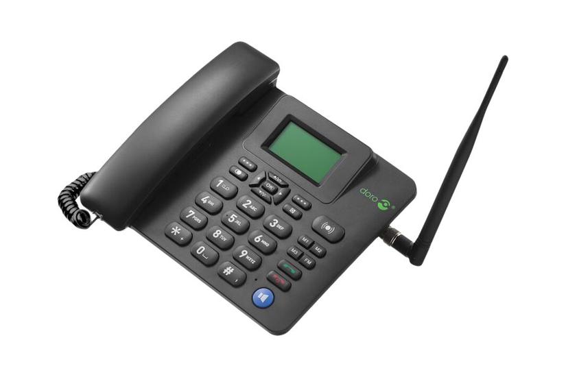 Sort Doro 4100h Fast Mobiltelefon Gsm - Doro Mobiltelefoner  - 7322460083809