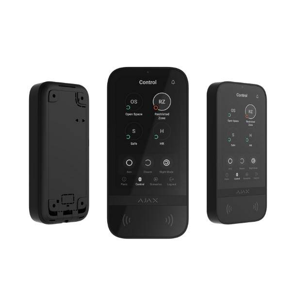 Sort Ajax Keypad Touchscreen - Mobiltelefoner
