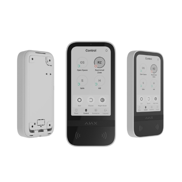 Hvid Ajax Keypad Touchscreen - Mobiltelefoner  - 4823114040184