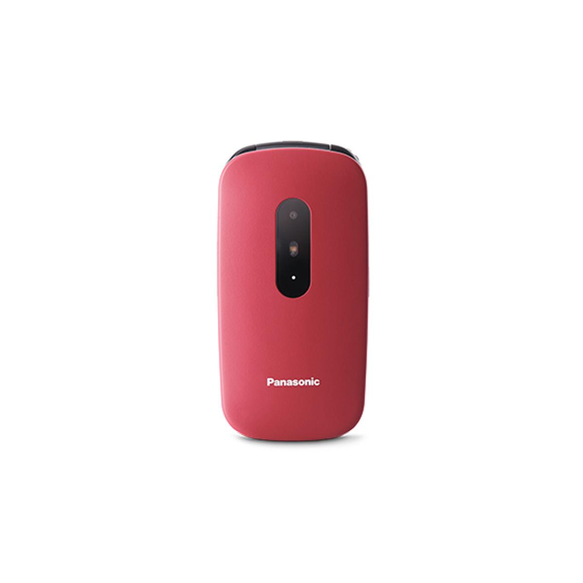 Mobiltelefon Til ældre Mennesker Panasonic Tu446exr Rød Rødbrun - Panasonic Corp. Mobiltelefoner  - 5025232935758