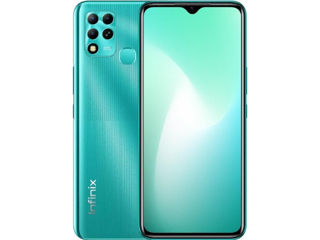 5sma Inne Gsm Infinix Hot 64gb Dual Sim Smartphone Turquoise X689f4tc - Infinix Mobiltelefoner  - 4895180786075