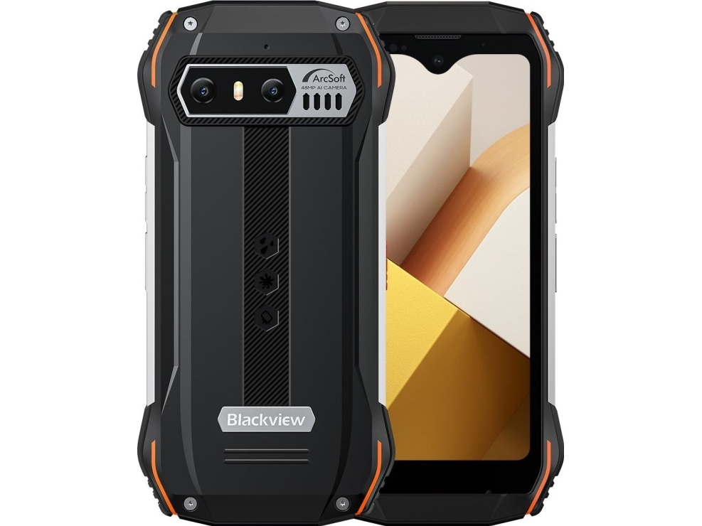 Sort Blackview N6000 256gb Orange Smartphone N6000 - Blackview Mobiltelefoner  - 6931548313496