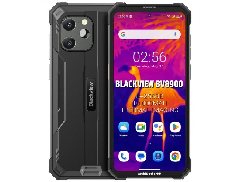 Sort Smartphone Blackview Bv8900 256 Czarny - Blackview Mobiltelefoner  - 6931548320289