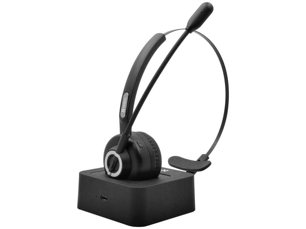 Sort Headset Sandberg Office Bluetooth - Sandberg Mobiltelefoner  - 5705730126062