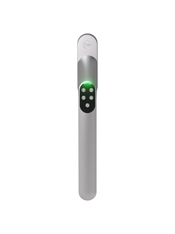 Yale Smart Code Handle Straight Satin Chrome - Yale Mobiltelefoner  - 5052847144046