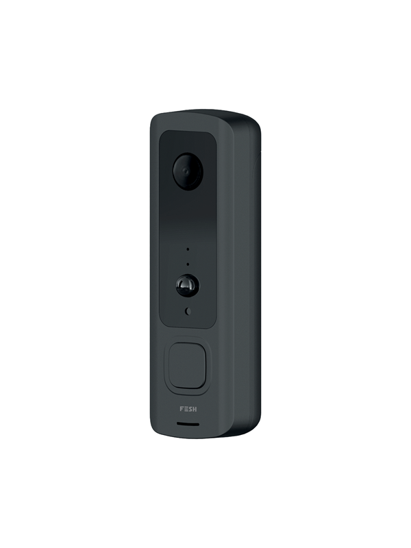 Hvid Foss Europe Fesh Smart Home Videodørklokke Med Lydgiver Sort - Foss Europe Mobiltelefoner  - 5713692040012