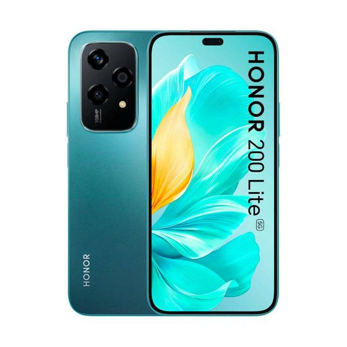 Grøn Smartphone Honor 200 Lite Ram 256 Cyan - Mobiltelefoner  - 6936520841134