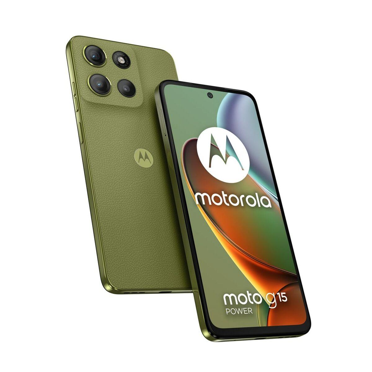Grøn Smartphone Motorola Moto G15 Power Ram 256 - Mobiltelefoner  - 0840023281266