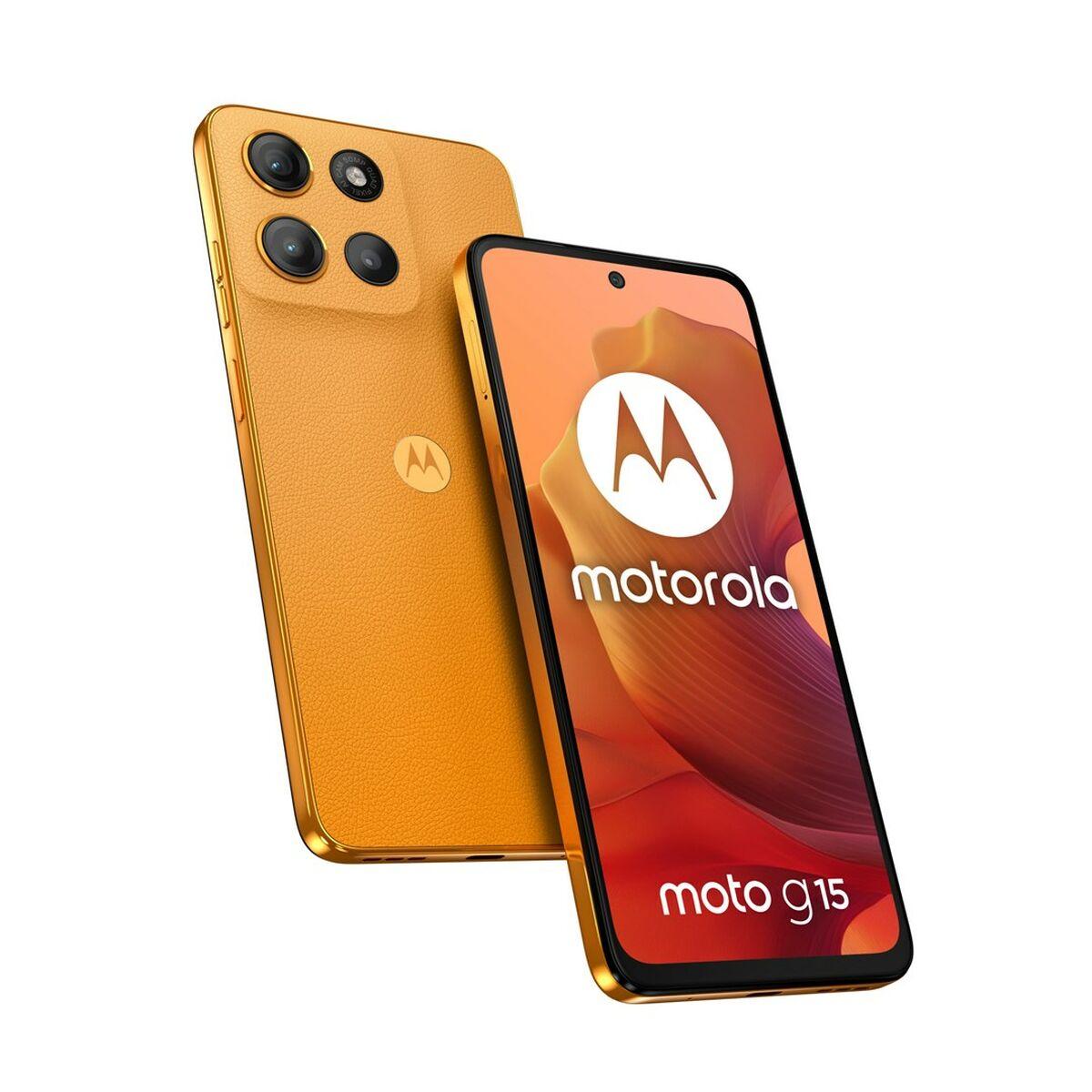 Smartphone Motorola Moto G15 Ram 128 Orange - Mobiltelefoner  - 0840023283253