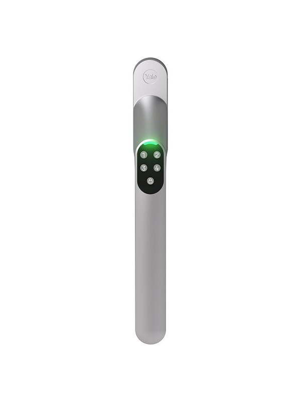 Yale Smart Code Handle Straight Satin Chrome - Yale Mobiltelefoner  - 5052847144046