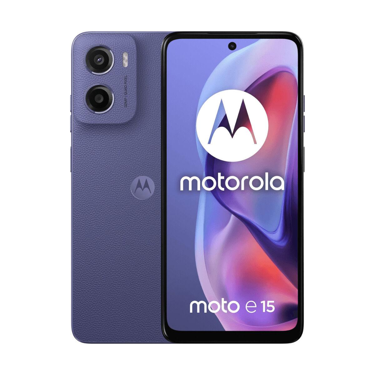 Smartphone Motorola Moto E15 Octa Core Ram Violet - Mobiltelefoner  - 8033779079078